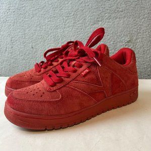 Yums cherry Red Suede Size 6 Shoes sneaker